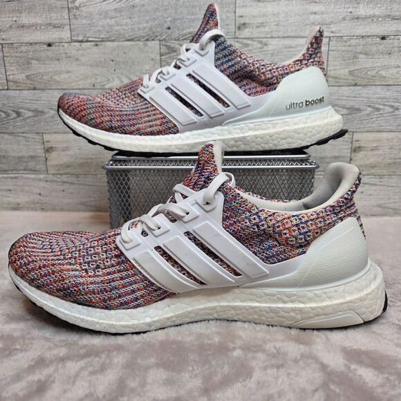 Adidas Ultra Boost 4.0 White Multi-Color Men's 8 Women's 9.5 CM8111 - Picture 3 of 9